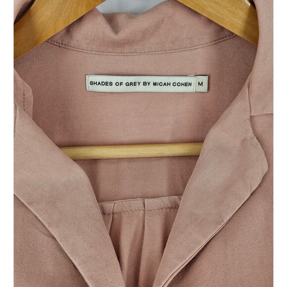 SHADES OF GREY BY MICAH COHEN WOMEN'S LONG SLEEVE TUNIC TOP SHIRT SIZE MEDIUM - Picture 8 of 10